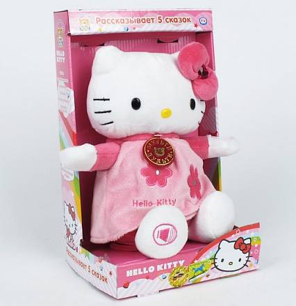 Мягкая игрушка «Hello Kitty», рассказывает 5 сказок, двигается 